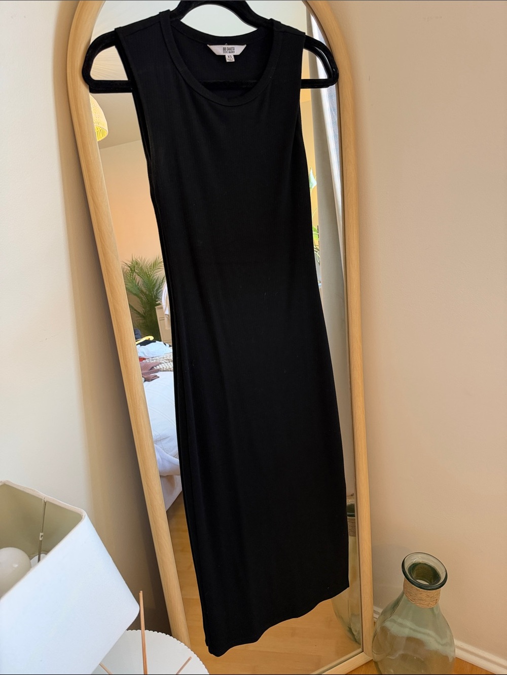 Black Sleeveless Midi Dress - Elegant Everyday Staple